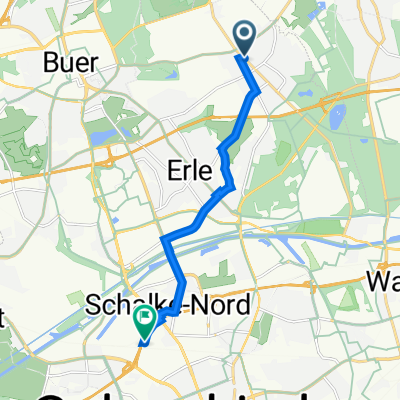 Am Markt, Gelsenkirchen nach Hornbachstraße 11, Gelsenkirchen