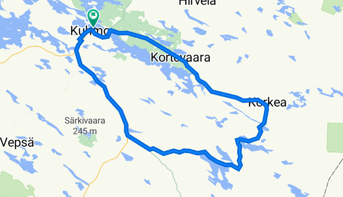 Kuhmo Pyöräily Vetkon lenkki