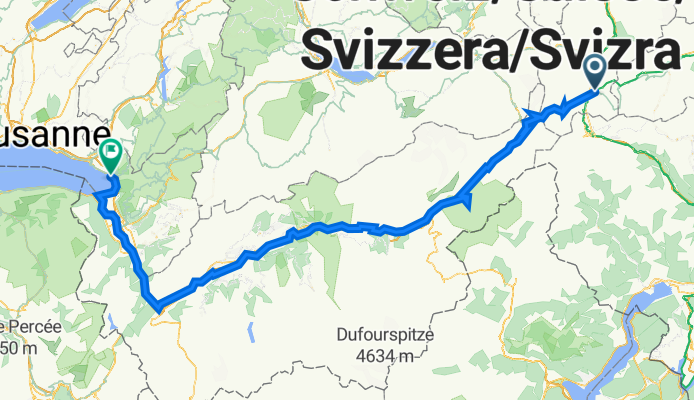 Andermatt to Montreux - EV-17 - Rhone Route