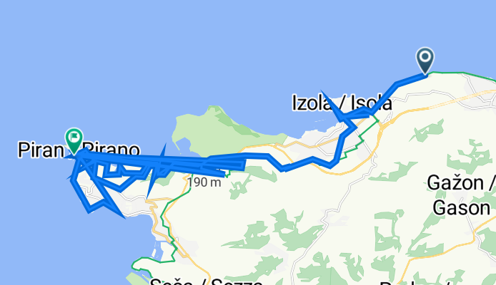 Recovered Route