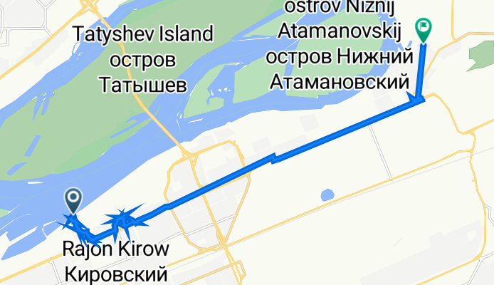 От проспект имени газеты Красноярский Рабочий 120А до Солнечная улица 10, Красноярск