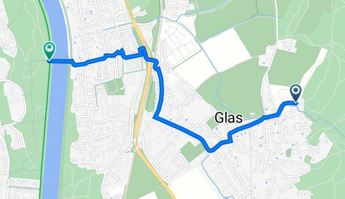 Camping Schloss Aigen bis Route