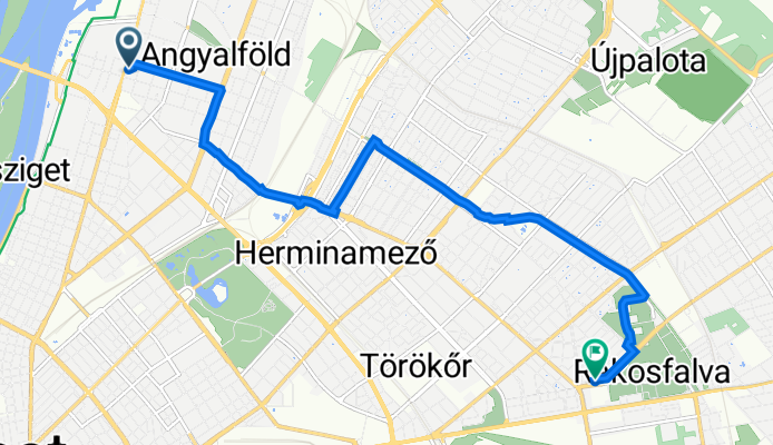 Váci út 91, Budapest - Örs vezér tere 17, Budapest