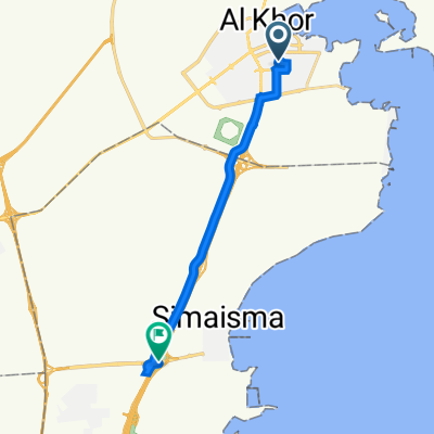 Ras Al Qirma Street, Al Khawr to Simaisma Road