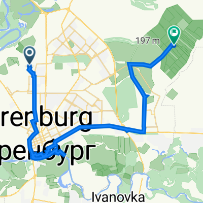 улица Лабужского, 12, Оренбург до Садовая улица, Оренбург