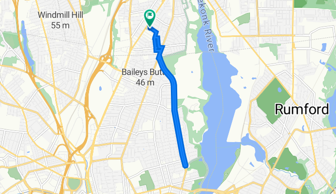 76 Sterling St, Pawtucket to 82 Sterling St, Pawtucket