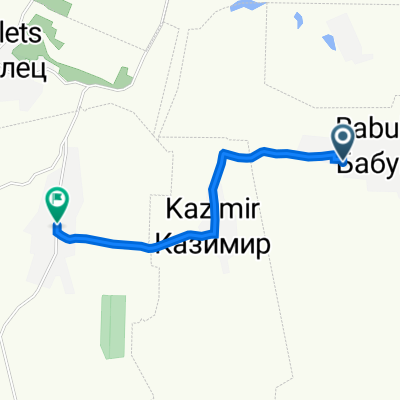 Път без име, Бабук to 218 51, Професор Иширково