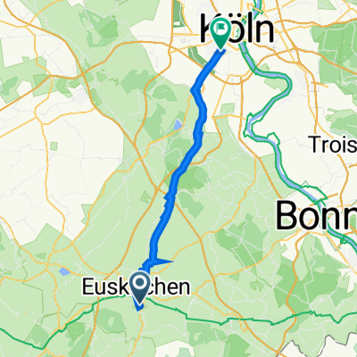 Münstereifeler Straße 157, Euskirchen nach Hummelsbergstraße 6, Köln