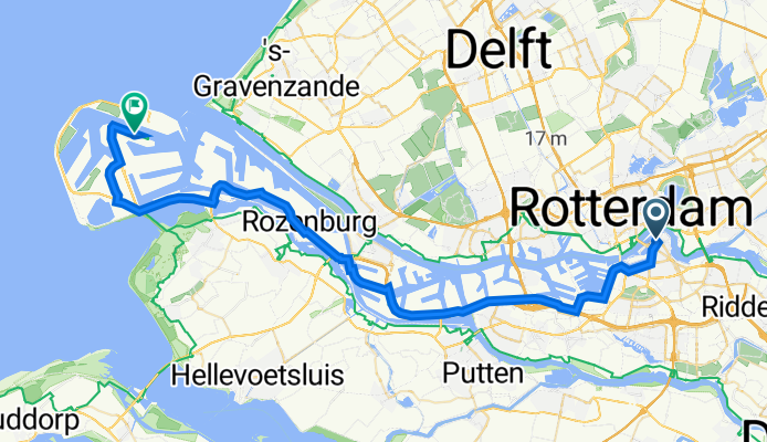 Rijksboom 90, Rotterdam naar Antarcticaweg 185, Rotterdam