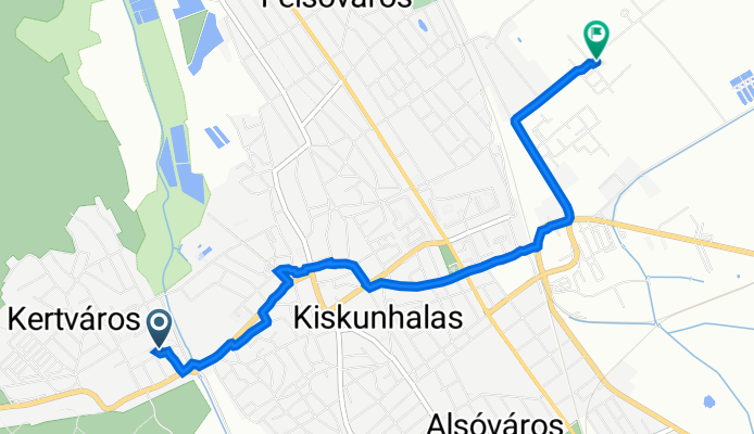 Karacs Teréz utca 8, Kiskunhalas - Kötönyi út 15, Kiskunhalas