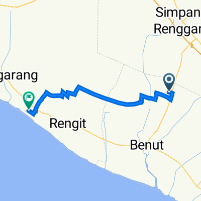 Jalan Tanpa Nama, Benut to Jalan Sungai Berong Laut, Senggarang