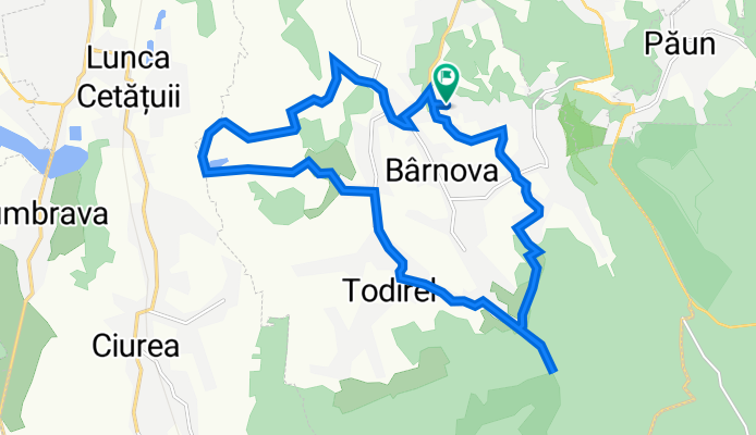 Bârnova to Bârnova