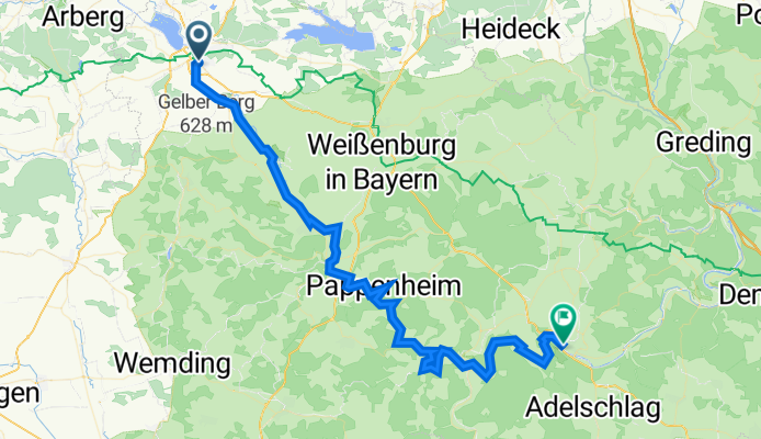 Zum Schießwasen 4, Gunzenhausen nach Ostenstraße 3, Eichstätt
