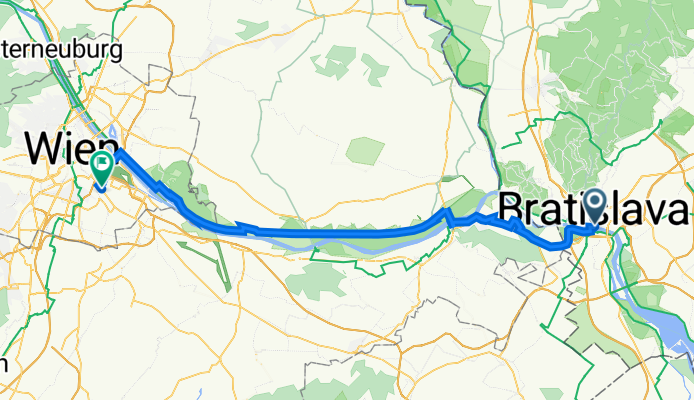 Donau-Radweg: Bratislava-Wien