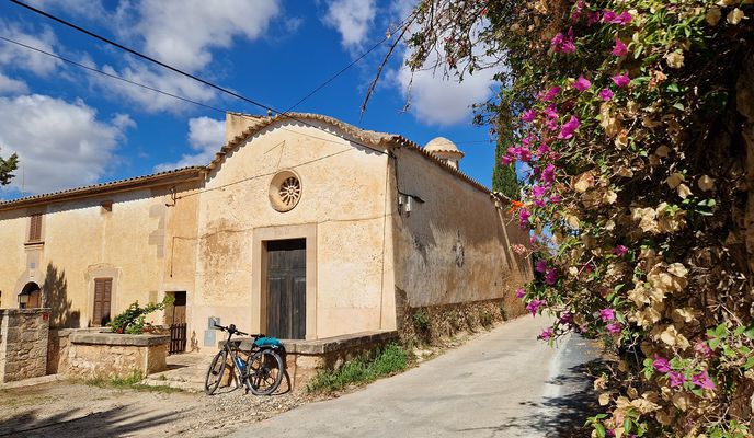 Photo 1 de l’itinéraire Bikemap « Mallorca: ses Salines-talaiot de Can Jordi-Santanyí-es Llombards-cap de ses Salines-ses Salines »