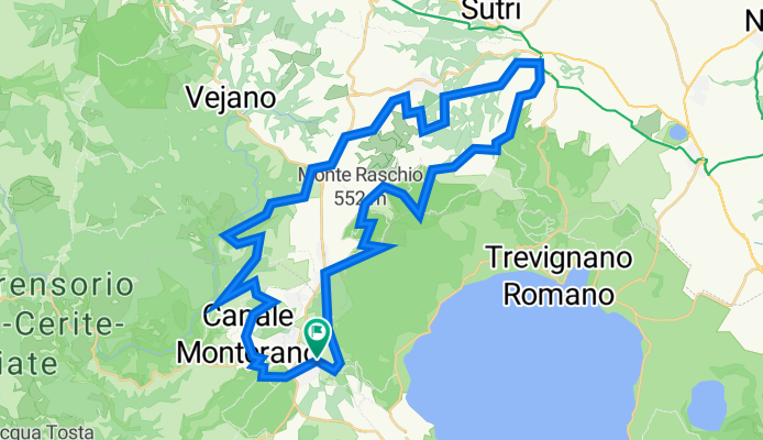 Koom Viadotto 2 – Strada Bassanese Itinerario ad anello da Manziana - Canale Monterano