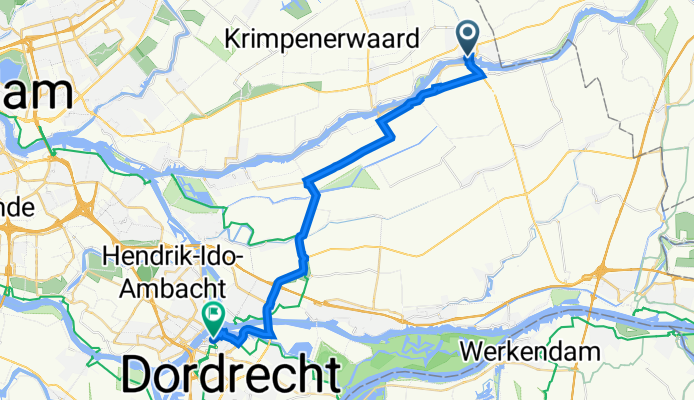 Schoonhoven to Dordrecht