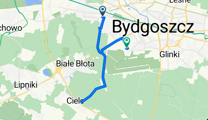 Botaniczna 44, Bydgoszcz do Żwirki i Wigury 54H, Bydgoszcz
