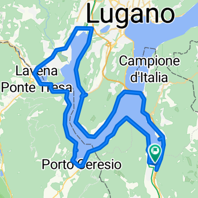 Giro lago Lugano