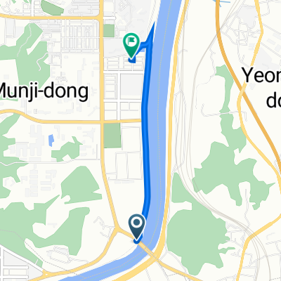 아리랑로, 대전광역시 to 문지동 639-6, 대전광역시