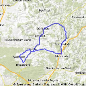 Fahrt durch das Schnaittachtal