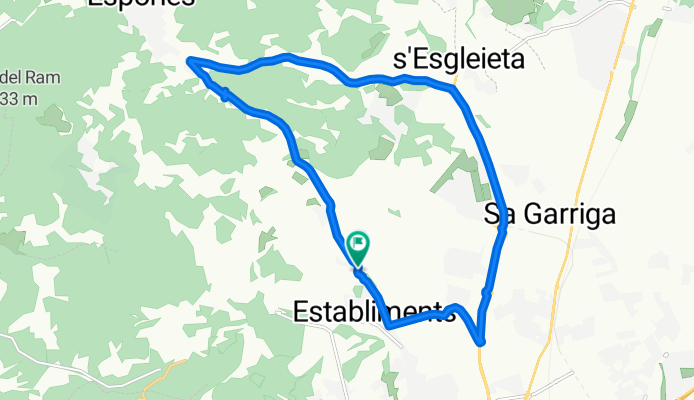 Carrera Peña ciclista establiments