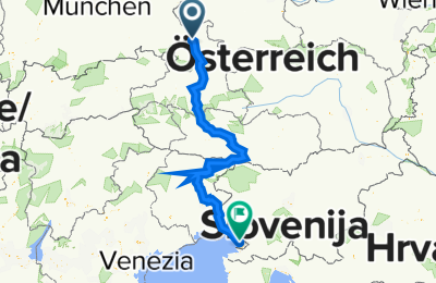 Route in der Bikemap App öffnen