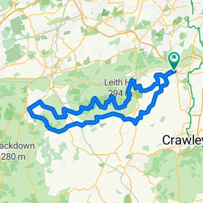 Reigate to Andover: RouteFinder 1