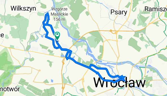 Wilkaska 18, Wrocław do Michała Wołodyjowskiego 12, Wrocław