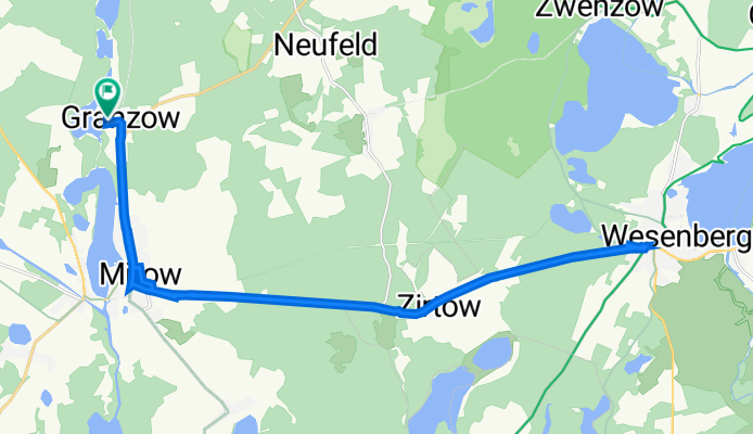 Granzow 2, Mirow nach Granzow 7, Mirow