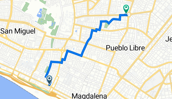 De Moore 120, Lima a Avenida Mariano H. Cornejo 199, Pueblo Libre