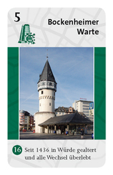 Highlight 13 along the Bikemap route "Stadtführung Frankfurt, Rundgang oder Radtour Goethe, Sex und Palmenhaus von www.stadtspiele-verlag.de"