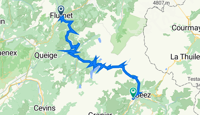 Flumet, Col des Saisies, Beaufort, Cormet de Roselend, Bourg St Maurice