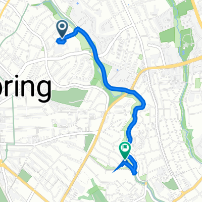 404–498 Schuyler Rd, Silver Spring to 122 Hilltop Rd, Silver Spring