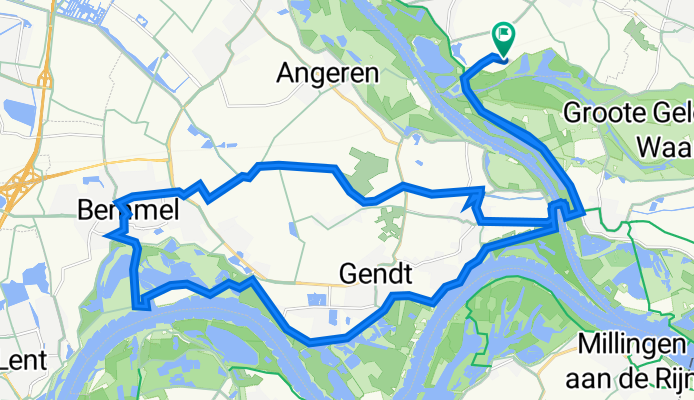 Rijnstrangenweg 13, Groessen naar Rijnstrangenweg 13, Groessen