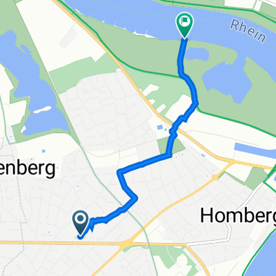 Glückaufstraße 8, Duisburg nach Homberg, Duisburg