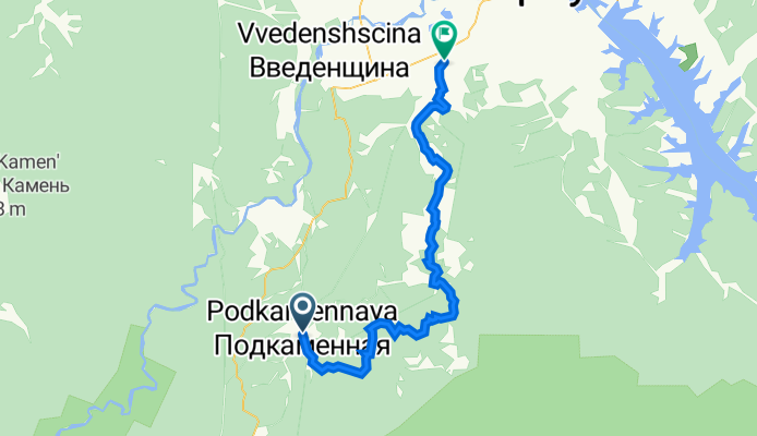 От Вокзальная улица 2, Подкаменная (шелеховский) до Шелехов