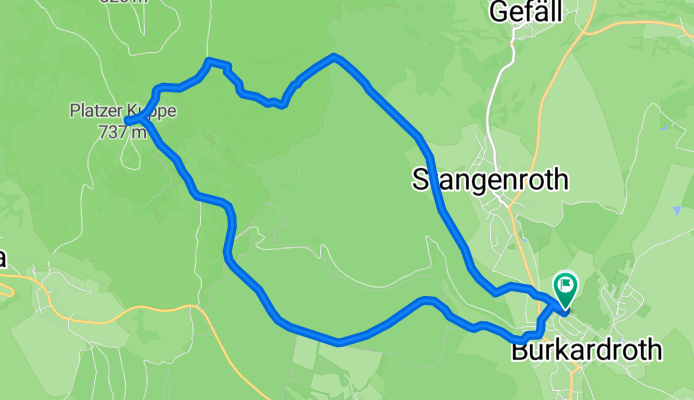 Platzer Kuppe, Hütten 