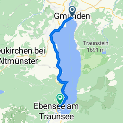 Franz-Schleiß-Gasse 4, Gmunden nach Salzkammergutweg, Ebensee am Traunsee