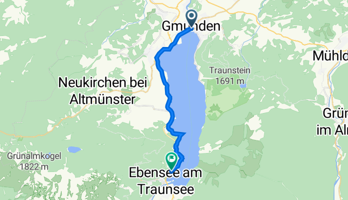 Franz-Schleiß-Gasse 4, Gmunden nach Salzkammergutweg, Ebensee am Traunsee