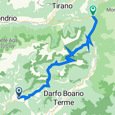 Clusone, Passo della Presolana, Dezzo, Passo del Vivione, Malonno, Edolo