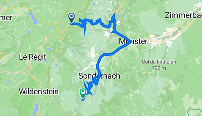 Schlucht naar Platserwasel