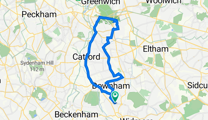 12 Kinnaird Ave, Bromley to 12 Kinnaird Ave, Bromley