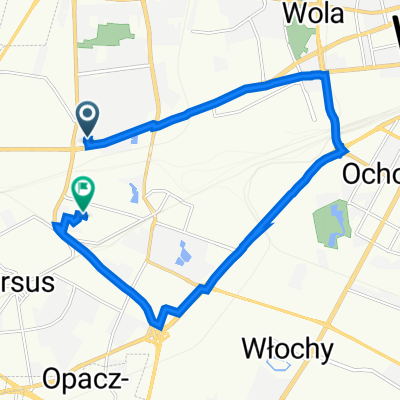 Szeligowska 6, Warszawa do Głubczycka 11, Warszawa