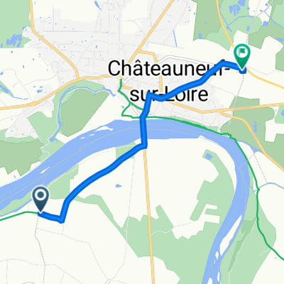 De Route des Vallées 145, Sigloy à Rue des Grands Billons 59, Châteauneuf-sur-Loire