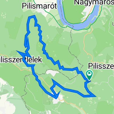 Sikáros(Y)-Pilismarót-Pilisszentkereszt-Sikáros(Y)