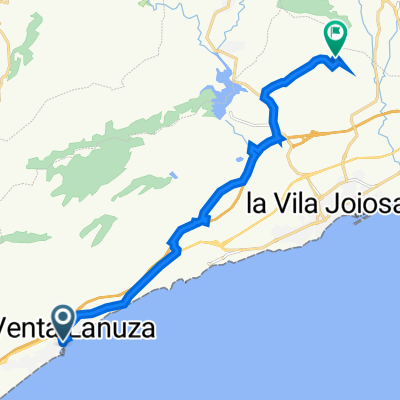Urbanización de la Virgen de la Merced, 176, El Campello to Robella, 84, La Vila Joiosa