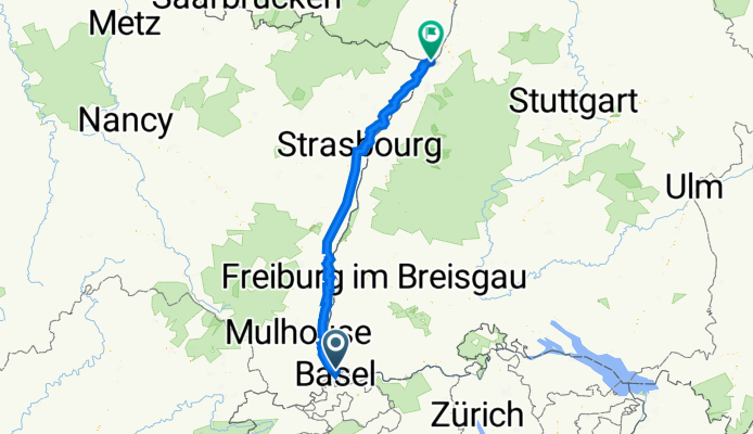 EuroVelo 15 - Rheinradweg Frankreich