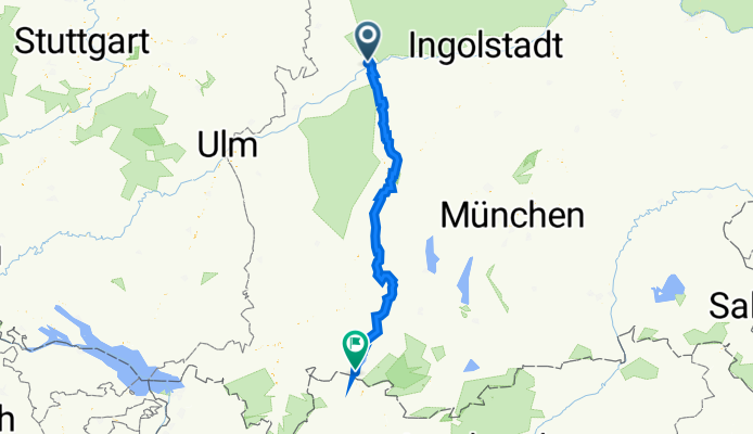 Donauwörth nach Füssen