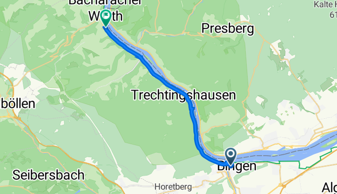 Basilikastraße 30, Bingen am Rhein to Strandbadweg 5, Bacharach